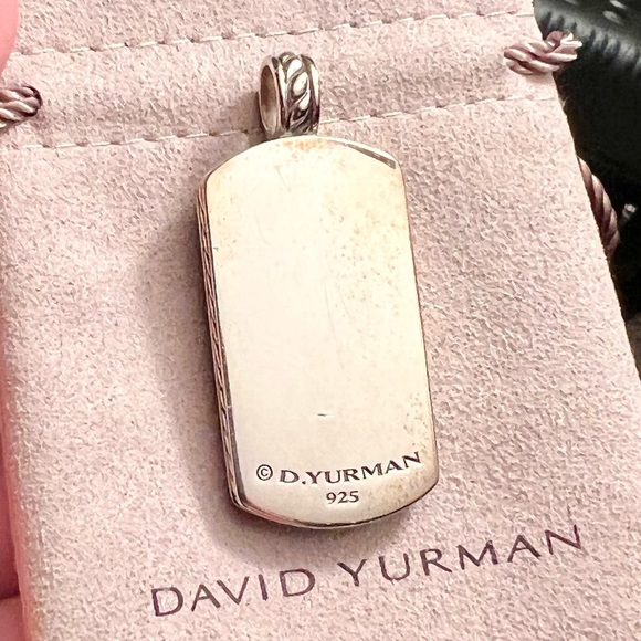 David Yurman Leopard Tag Pendant RARE - Picture 2 of 8
